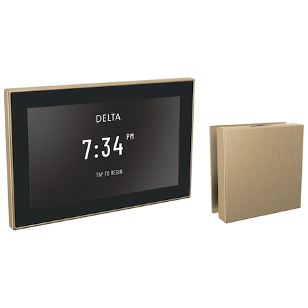 Delta Universal Showering Components Square Digital Steam Package In Lumicoat Champagne Bronze 5CH-550L-CZ-PR