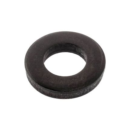 Zoro Select Flat Washer, For Screw Size M8 , Stainless Steel Black Oxide Finish Z8808-SS-BX