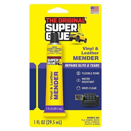 The Original Super Glue Mender, Liquid, Chemical, Clear, 4 g, Tube 11710393