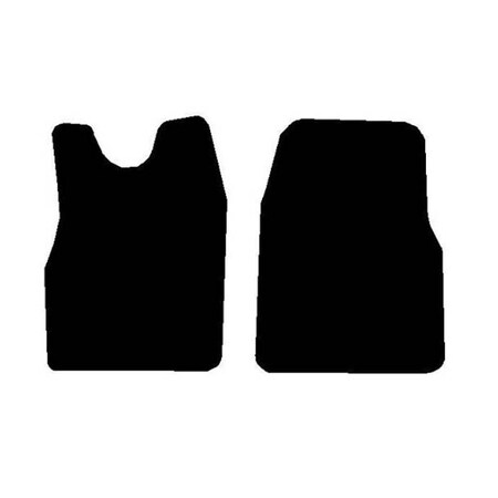 Replacement For Kenworth T2000 Year 1998 2 Piece Black Front Floor Mats