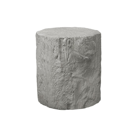 Monarch Specialties Accent Table 25"h, Indoor or Outdoor, Drum, Nightstand, Round, Side Table, Grey, Contemporary I 4120