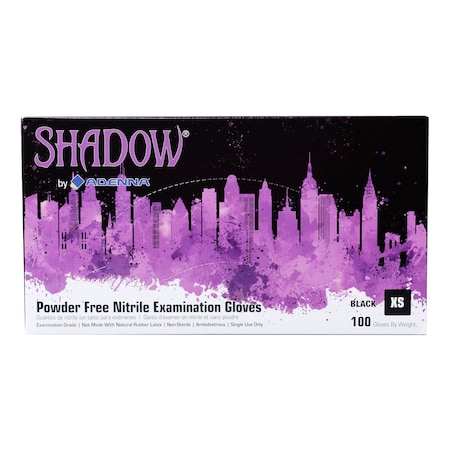 Art Noir Nitrile Powder Free 6 mil Exam Gloves - Black, XS - Case of 1000 SHD930