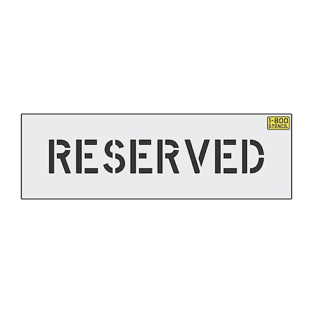 Rae IndividualStencil, Message, LDPE 4105-S04