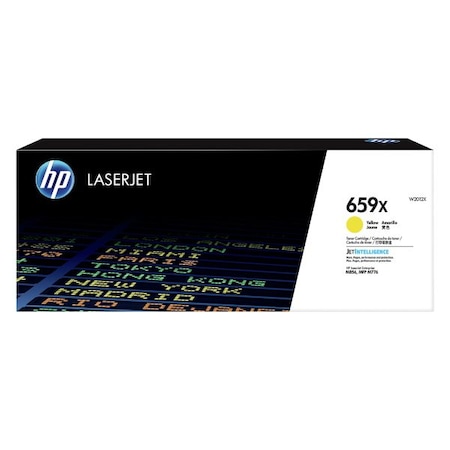 Hp 659X (W2012X) High Yield Yellow Original LaserJet Toner Cartridge (29,000 Yield) W2012X