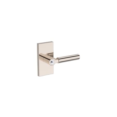 Baldwin Residential Door Levers Keyed Entry Reversible Lifetime Bright Nickel ENLKFCFR055