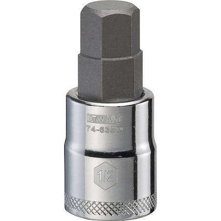 Dewalt Drive Hex Bit Socket, 3/8in, 1/2in SAE DWMT74635OSP