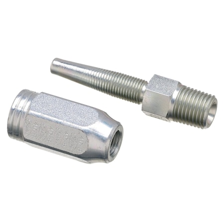 Gates MALE PIPE NPTF - 30 CONE SEAT TYPE T FOR G2 HOSE - 2 WIRE G28100-1212