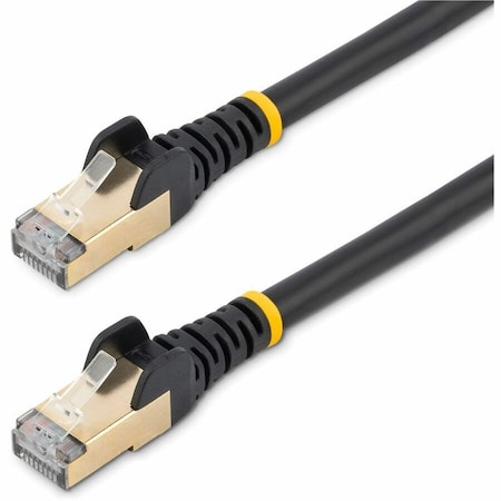 Startech.Com 25 ft CAT6a Ethernet Cable - STP Black C6ASPAT25BK