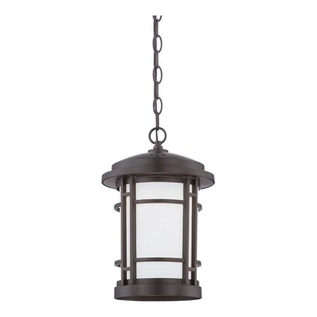 Designers Fountain Burnished Bronze Barrister One Light LED Outdoor Small Pendant LED22434-BNB