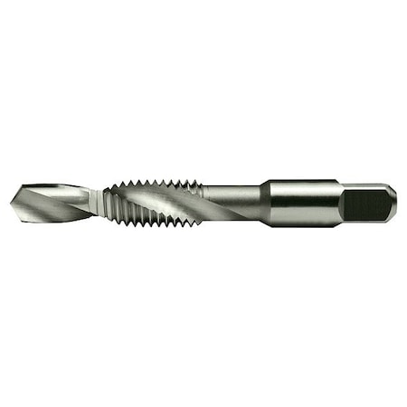 Cle-Line 3/8-24UNF HSS 2-Flute Combination Drill and Tap Cle-Line 0450 Bright C29190