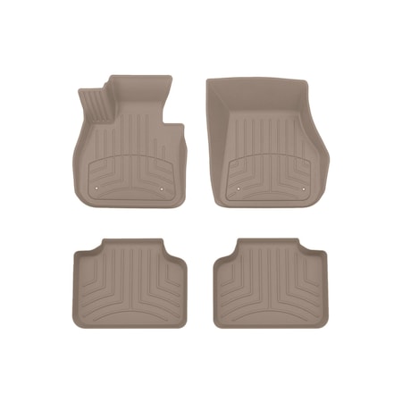 Weathertech Tan, Front and Rear FloorLiner HP 458811-457482IM