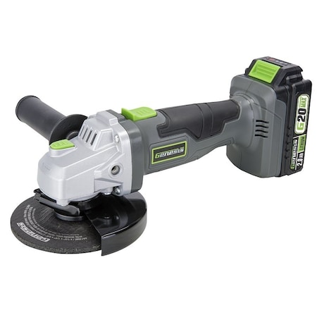 Richpower Genesis G20 Max Angle Grinder, Battery Included, 20 V, 2 Ah, 5/8-11 Arbor, 4-1/2 in Dia Wheel GLAG2045B