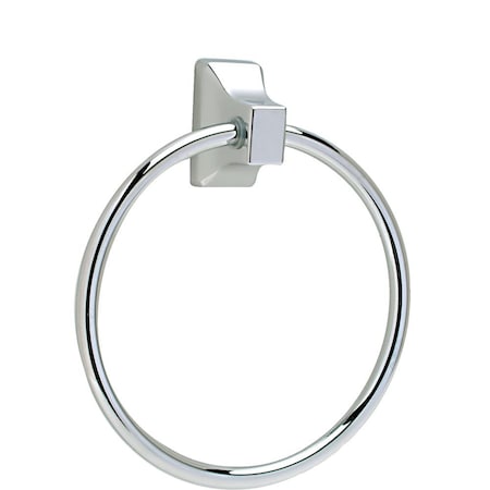 Pamex Corona Collection Metal Towel Ring Bright Chrome Finish BC3CP30