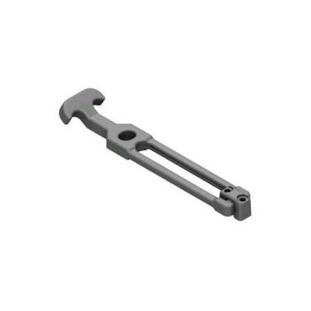 Southco Flexible Draw Latch without keeper, Front Mount, Large, Rubber, Black F7-730