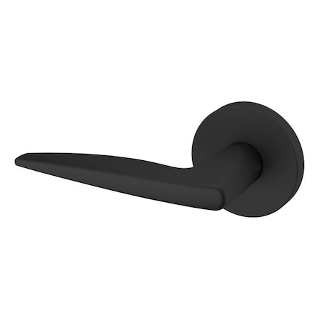 Baldwin Baldwin Preconfigured 5166 Lever with 5046 Rose Left Hand Half Dummy Lock Satin Black Finish - 5166190LDM