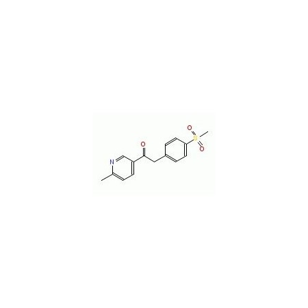 Ak Scientific 1-(6-Methylpyridin-3-yl)-2-(4-(methylsulfonyl)phenyl)ethanone (100g), CAS 221615-75-4 1234AB-100g