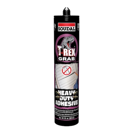 Soudal Usa T-REX Grab Heavy-Duty Construction Adhesive 10.1 oz. Beige, 12PK 162283