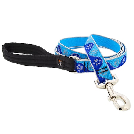 Lupinepet Reflective Blue Paws Nylon Dog Leash 48459