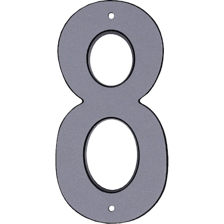 Hy-Ko 4'' Reflective Plastic Number 8 30658-5