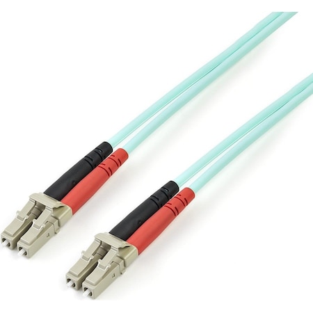 Startech.Com 3m 10ft LC/UPC to LC/UPC OM4 Multimode Fiber Optic Cable, 50/125m LOMMF/VCSEL Zipcord Fiber, 450FBLCLC3