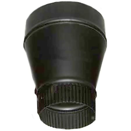 Keen 24 Gauge Reducer Small End Crimped, Black KE2812318