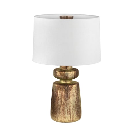 Troy Lighting Terron 1 Light Table Lamp, Patina Brass, 18 In x 27.5 In PTL5122-PBR