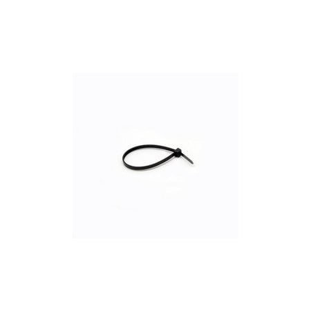 Cable Wholesale Nylon Cable Tie, Black, 18-pound weight limit, 100 Pieces, 6 inch 30CV-00140BK