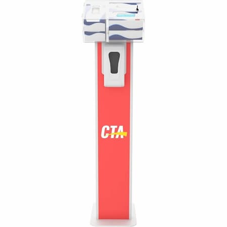 Cta Digital PREM LOCK SANITIZING STA STND SAN-STT2W