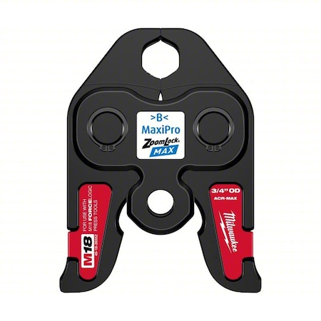 Milwaukee Tool 3/4" ZoomLock MAX Press Jaw for M18 FORCE LOGIC Press Tools 49-16-2655Z