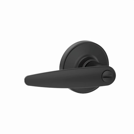 Schlage Residential - J Series Schlage Residential Privacy Lock Dover Lever with 16254 Latch and 10101 Strike Matte Black Finish J40DOV622