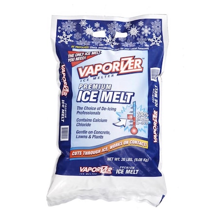 Vaporizer Calcium Chloride/Sodium Chloride Flake Ice Melt 20 lb VP-PB20BG