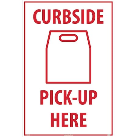 Nmc Curbside Pick-Up Sign SFS113C