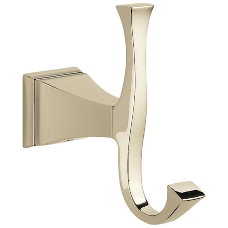 Delta Dryden Double Robe Hook 75135-PN