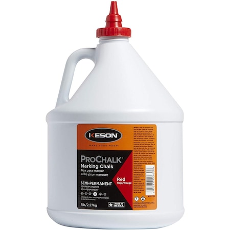 Kraft Tool Kraft Tool 5 lbs Red Chalk GG316