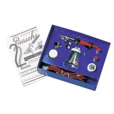 Paasche Single Action Airbrush Set-All 3 Heads PBH-SET