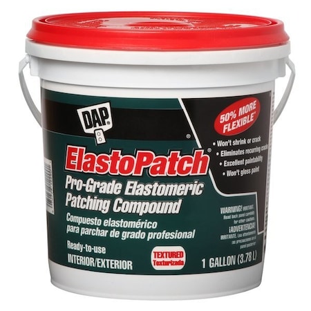 Dap 1 Gal Dap 12290 White ElastoPatch Textured Surface Pro-Grade Elastomeric Patching Compound 12280