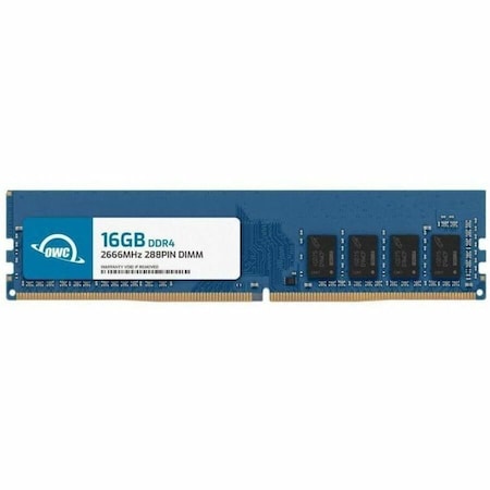 Owc 16GB DDR4 2666MHZ PC4-21300 CL19 2RX8 NON-ECC UDIMM 1.2V 288-PIN DESKTOP MEM OWC2U6D42R816GB