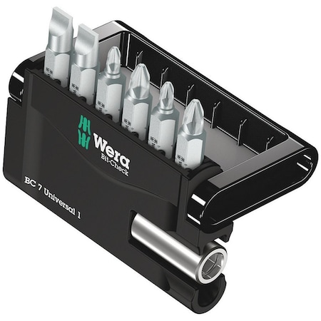 Wera Bit-Check 7 Universal 1, 7 pieces 5056295001