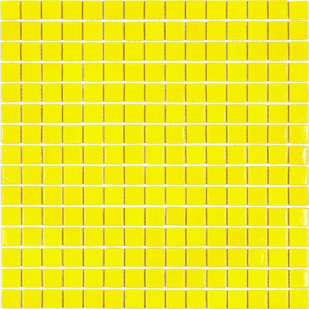 Apollo Tile Dune 12 in. x 12 in. Glossy Yellow Glass Mosaic Wall and Floor Tile 20 sq. ft./case, 20PK APLSA88YL301A