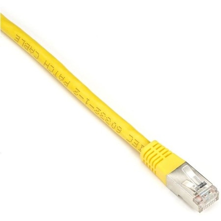 Black Box CAT6 250-MHZ MOLDED SLIMLINE STRANDED ETHERNET PATCH CABLE-SHIELDED S/FTP, CM EVNSL0272YL-0003