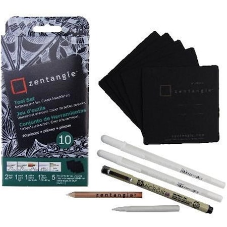 Sakura 3.5 in. Zentangle Micron Set, Black 50111