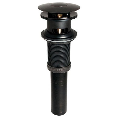 Stylewise Pushbutton Sink Drain, 1-1/4 in Connection K820-75BRZ
