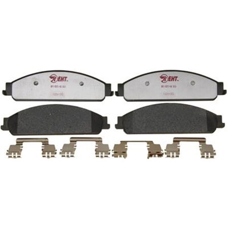 Rm Brakes EHT1070H Ceramic Brake Pad Set With Hardware R53-EHT1070H
