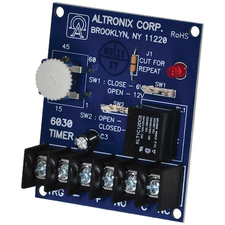Altronix Timer-Bell Cut Off, Timer 6030