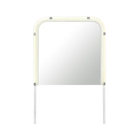 Global Furniture Usa Contemporary Lyra Beige Mirror With Led LYRA-BEIGE-MR W/ LED