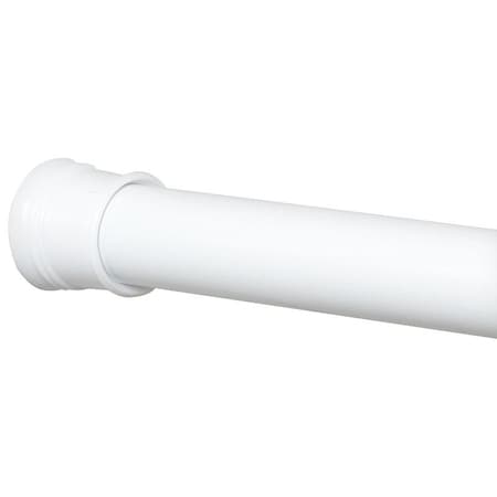 Zenna Home TwistTight Series505RB Shower Rod, 72 in L Adjustable, 114 in Dia Rod, Steel, Bronze 506W