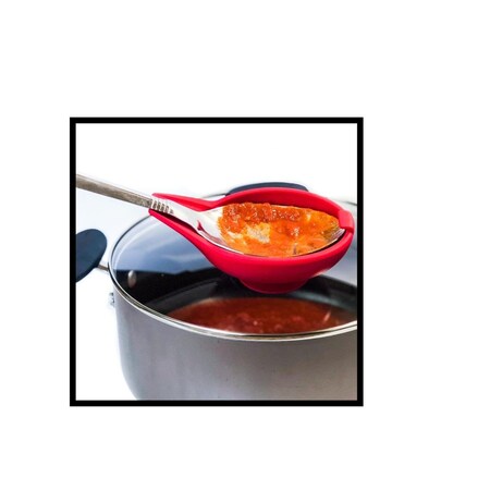 Kitchinventions Spoon Buddy, Red - 11 x 8.5 x 2 in. 1001