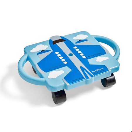 Hand2Mind Plane Glider Scooter Board, Dark Blue 96996