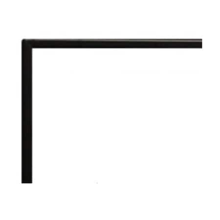 Empire 0.75 in. Beveled Vent-Free Decorative Fireplace Frame, Matte Black DF601VBL