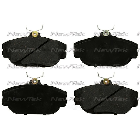 Newtek Automotive Usa Newtek Velocity Plus Economy Semi-Metallic w/Shim Disc Pads SMD601